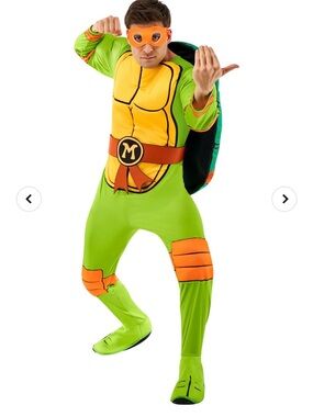 TMNT Teenage Mutant Ninja Turtles Michelangelo Costume Medium Men’s
